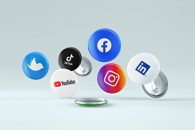 Social Media Icons zusammen
